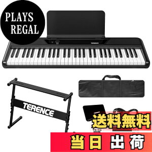 �y���������zTERENCE �d�q�s�A�m 61���� �L�[�{�[�h�s�A�m �F�F�u���b�N�A�T�C�Y�F�R���p�N�g