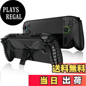 �y���������zHUKWIMO For ROG Xbox ally/ROG Xbox ally X �p �P�[�X �S�ʕی�J�o�[ �ϏՌ� �h�� �h�o �����[�d�\ �S�ʕی� �L�Y�h�~ ���O���ȒP ROG Xbox ally/ROG Xbox ally X �Ή� (�u���b�N) �F�F�u���b�N