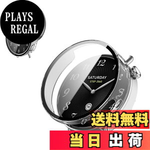 �y���������zFor Xiaomi Watch S4 41mm �p �P�[�X �J�o�[ KONXISA Xiaomi Watch S4 41mm �J�o�[+�t�B���� ��̌^�iPC�P�[�X+�K���X�t�B�����j�����ߗ� �C�菝�h�~ �Ռ��z�� �����[�d�\ �S�ʕی� ���E�ȒP�i