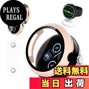 �y���������zGoogle Pixel Watch 4 41mm / 45mm �p �P�[�X + �[�d�⏕�� KONXISA �J�o�[+�t�B���� ��̌^�iPC�P�[�X+�K���X�t�B�����j �����[�d�\ �����ߗ� �C�菝�h�~ �Ռ��z�� �S�ʕی� ���E�ȒP �F�F