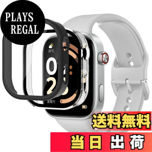 �y���������z�X�}�[�g�E�H�b�` �p �ی�P�[�X �F�F�u���b�N+�N���A�A�T�C�Y�FRedmi Watch 6 ��̌^�P�[�X