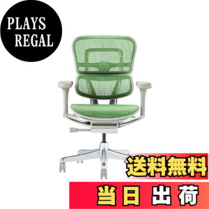 �y���������z�G���S�q���[�}��2(Ergohuman2) �I�t�B�X�`�F�A �F�F�t���[��:GRAY / ���b�V��:GREEN�A�T�C�Y�F���[�^�C�v