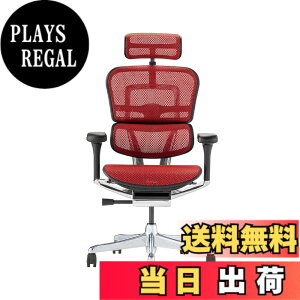 �y���������z�G���S�q���[�}��2(Ergohuman2) �I�t�B�X�`�F�A �F�F�t���[��:BLACK / ���b�V��:RED�A�T�C�Y�F�n�C�^�C�v