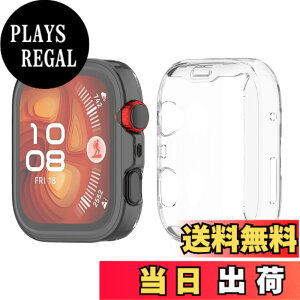 �y���������zAnkersaila �P�[�X �Ή� Huawei fit 4/Huawei fit 4 pro,�P�[�X �J�o�[ TPU �S�ʕی� �J�o�[ �y�� �ϏՌ��� �C�菝�h�~ �����ߗ� �E���ȒP �F�F�N���A�A�T�C�Y�FWatch fit 4