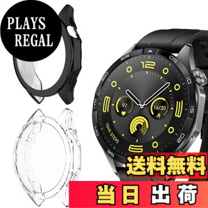 �y���������zAnkersaila �P�[�X �Ή� Huawei Watch GT4 46mm,�P�[�X �J�o�[ TPU �S�ʕی� �J�o�[ �y�� �ϏՌ��� �C�菝�h�~ �����ߗ� �E���ȒP �F�F��+�N���A