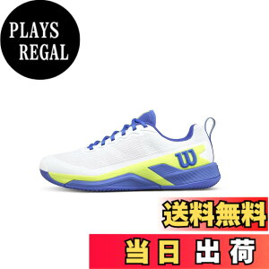 �y���������zWilson(�E�C���\��) �����Y RUSH PRO 4.5�e�j�X�V���[�Y �F�FWhite/Amparo Blue/Sfty Yell�A�T�C�Y�F27.0 cm E