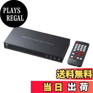 �y���������z�T�����T�v���C 4����1�o��HDMI��ʕ����ؑ֊� 4K/60Hz�Ή� SW-PHD41MTV �F�F�u���b�N