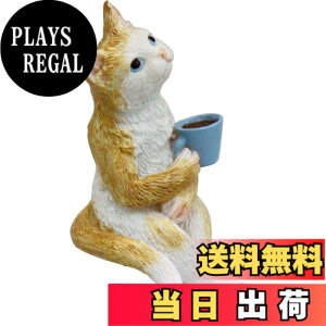 �y���������zKEYSTONE(�L�[�X�g�[��) �u�� SITTING ANIMAL �F�F�L���b�gwith�R�[�q�[�A�T�C�Y�F�t���[�T�C�Y