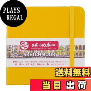 �y���������z�^�[�����X�W���p��(Talens Japan) �A�[�g�N���G�[�V�����X�P�b�`�u�b�N �G��`���蒠 �F�F�S�[���f���C�G���[�A�T�C�Y�F12x12cm