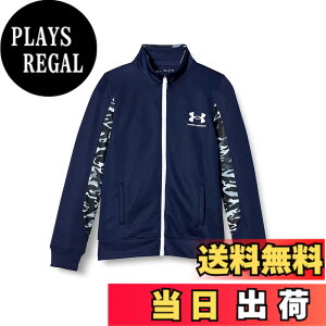 �y���������zUNDER ARMOUR(�A���_�[�A�[�}�[) �{�[�C�Y UA�g���b�N�W���P�b�g�A�E�^�[(�W���[�W) �F�FMidnight Navy / / White�A�T�C�Y�FYSM