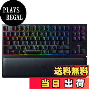 �y���������zRazer �Q�[�~���O�L�[�{�[�h Huntsman V2 Tenkeyless JP Clicky Optical Switch ���{�� JP�z�� �I�v�e�B�J���X�C�b�` �N���b�L�[�G�� �É� �e���L�[���X �_�u���V���b�g PBT �L�[�L���b�v ���X�g
