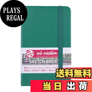�y���������z�^�[�����X�W���p��(Talens Japan) �A�[�g�N���G�[�V�����X�P�b�`�u�b�N �G��`���蒠 �F�F�t�H���X�g�O���[���A�T�C�Y�F9x14cm