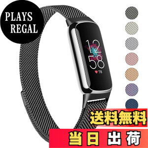 �y���������z�o���h �R���p�`�u�� Fitbit Luxe �o���h �����o���h �����x���g, �X�e�����X �����x���g �������� �j�����p �}�O�l�b�g ���ߋ� ���b�V�� �ʋC �F�F�u���b�N�A�T�C�Y�F5.9 - 8.6