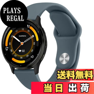 �y���������z�R���p�`�u�� Garmin Vvoactive 4 / Venu2�p�o���h Venu3 �����x���g,22mm �X�|�[�c�^�C�v�ʋC���_��V���J�Q�����X�g�o���h �F�F�u���[�O���[