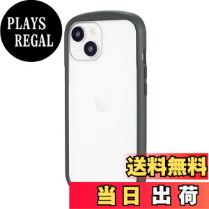 �y���������z���v���X(Leplus) iPhone 15/iPhone 14 �ϏՌ��n�C�u���b�h�P�[�X �uCleary�v �F�F�O���[