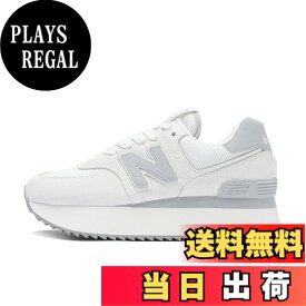 【送料無料】new balance(ニューバランス) レディース WL574Z 574+ 厚底 現行モデル レディーススニーカー 色：JP(OFF WHITE )、サイズ：24.0 cm B