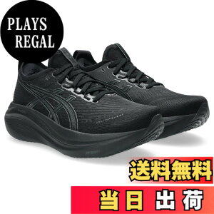 �y���������zasics(�A�V�b�N�X) ���f�B�[�X GEL-NIMBUS 27�����j���O�V���[�Y �F�F001(�u���b�N/�O���t�@�C�g�O���[)�A�T�C�Y�F23.0 cm E