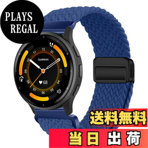 �y���������z[KeeFos] 22mm �o���h Garmin Venu 4 45mm/Venu 3 45mm/2/Forerunner 570 47mm/265/255/Vivoactive 4/Active�Ή� �����o���h �i�C�����f�� ���C�o�b�N�� �}�O�l�b�g���o�b�N�� �ւ��x���g �L�k�� �T�C�Y���� 