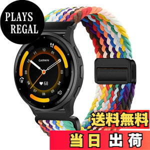 �y���������z[KeeFos] 22mm �o���h Garmin Venu 4 45mm/Venu 3 45mm/2/Forerunner 570 47mm/265/255/Vivoactive 4/Active�Ή� �����o���h �i�C�����f�� ���C�o�b�N�� �}�O�l�b�g���o�b�N�� �ւ��x���g �L�k�� �T�C�Y���� 