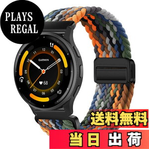 �y���������z[KeeFos] 22mm �o���h Garmin Venu 4 45mm/Venu 3 45mm/2/Forerunner 570 47mm/265/255/Vivoactive 4/Active�Ή� �����o���h �i�C�����f�� ���C�o�b�N�� �}�O�l�b�g���o�b�N�� �ւ��x���g �L�k�� �T�C�Y���� 