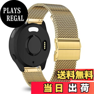 �y���������z[KeeFos] 20mm �o���h Garmin(�K�[�~��) Forerunner 570 42mm/165/245/645/Approach S50/S44/S42/Vivoactive 6/Vivoactive 5/Venu Sq 2/Sq/Venu 2 Plus �Ή� �����o���h ���� �ւ��x���g �X�e�����X�� �X�g���b�v �j��