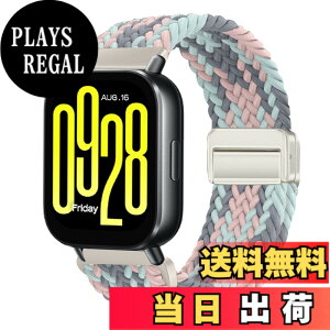 �y���������z[KeeFos] 22mm �o���h Xiaomi Watch S4/S3/Redmi Watch 5 Active/5 Lite �Ή� �����o���h �i�C�����f�� ���C�o�b�N�� �}�O�l�b�g���o�b�N�� �ւ��x���g �L�k�� �T�C�Y���� �҂� �ʋC�� �X�|�[�c ��