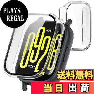 �y���������zTOORQR For �V���I�~ Redmi Watch 5 active �P�[�X �ی�J�o�[ �����^ PC+�K���X�f�� ��̌^ �S�ʕی� �w��h�~ �����ߗ� �����^ �Ռ��z�� Xiaomi Redmi Watch 5 active �J�o�[�Ή� �F�F�N���A