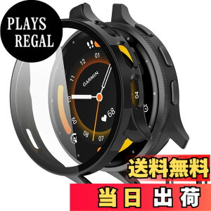 �y���������zINIAYOH For Garmin Venu 2 �J�o�[ �K�[�~�� Venu 2 �ی�P�[�X �����K���X�t�B����+���ϏՌ�PC�t���[�� ���˒ጸ �w��h�~ �y�ʃX�����݌v �F�F�u���b�N�A�T�C�Y�FVenu 3S