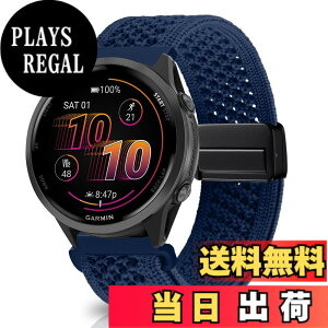 �y���������z[KeeFos] 22mm �o���h Garmin(�K�[�~��) Venu 4 45mm/Venu 3 45mm/2/Forerunner 570 47mm/265/255/Vivoactive 4/Active�Ή� �����o���h �i�C�����f�� ���C�o�b�N�� �}�O�l�b�g���o�b�N�� �ւ��x���g �҂ݕ� 