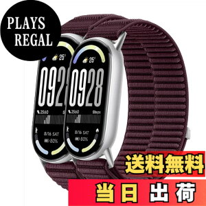 �y���������z[Odejaa] 2�{�Z�b�g �R���p�`�u�� Xiaomi Smart Band 10/9/8 �����o���h mi band 9 �ւ��o���h mi strap 8 �����x���g �i�C���� �҂ݍ��� �f�� �}�W�b�N�e�[�v���� �ϋv�� �e�͐� �L�k�� �_� 