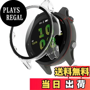 �y���������zINIAYOH For Garmin Forerunner 265/265 Music �J�o�[ �K�[�~�� Forerunner 265/265 Music �ی�P�[�X �����K���X�t�B����+���ϏՌ�PC�t���[�� ���˒ጸ �w��h�~ �y�ʃX�����݌v �F�F�N���A