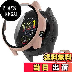 �y���������zINIAYOH For Garmin Forerunner 165 �J�o�[ �K�[�~�� Forerunner 165 �ی�P�[�X �����K���X�t�B����+���ϏՌ�PC�t���[�� ���˒ጸ �w��h�~ �y�ʃX�����݌v �F�F�s���N