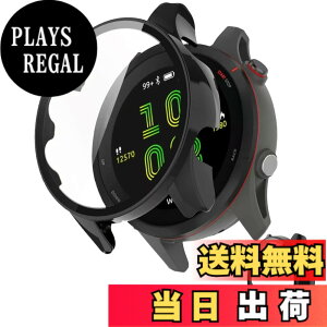 �y���������zINIAYOH For Garmin Forerunner 265/265 Music �J�o�[ �K�[�~�� Forerunner 265/265 Music �ی�P�[�X �����K���X�t�B����+���ϏՌ�PC�t���[�� ���˒ጸ �w��h�~ �y�ʃX�����݌v �F�F�u���b�N