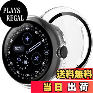 �y���������zBUITFOU For Google Pixel Watch 4 �J�o�[ 41MM Pixel Watch 4 �J�o�[ �����^ PC+�K���X�f�� ��̌^ �S�ʕی� �����^ �����ȒP �ϏՌ� �����ߗ� �w��h�~ ���h�~�i41MM,�N���A�j