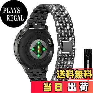 �y���������z[KeeFos] 18mm �o���h Garmin(�K�[�~��) Venu 4 41mm/3S 41mm/2S/Forerunner 265S/255S/255S Music/Vivoactive 4S 40mm/Vivomove 3S 39mm/Active S/Move 3S �Ή� �����o���h �X�e�����X�| ���� �ւ��x���g �L���L�� ���C