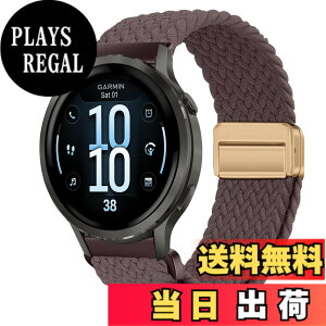 �y���������z[KeeFos] 18mm �o���h Garmin(�K�[�~��) Venu 4 41mm/Venu 3S 41mm/2S/Forerunner 265S/255S/255S Music/Vivoactive 4S 40mm/Vivomove 3S 39mm/Active S/Move 3S �Ή� �����o���h �i�C���� �ґg �ւ��x���g ���C�o�b�N���t