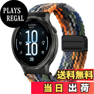 �y���������z[KeeFos] 18mm �o���h Garmin(�K�[�~��) Venu 4 41mm/Venu 3S 41mm/2S/Forerunner 265S/255S/255S Music/Vivoactive 4S 40mm/Vivomove 3S 39mm/Active S/Move 3S �Ή� �����o���h �i�C���� �ґg �ւ��x���g ���C�o�b�N���t