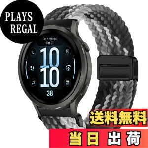 �y���������z[KeeFos] 18mm �o���h Garmin(�K�[�~��) Venu 4 41mm/Venu 3S 41mm/2S/Forerunner 265S/255S/255S Music/Vivoactive 4S 40mm/Vivomove 3S 39mm/Active S/Move 3S �Ή� �����o���h �i�C���� �ґg �ւ��x���g ���C�o�b�N���t