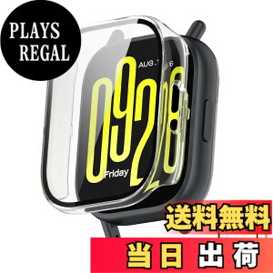 �y���������zINIAYOH For Redmi Watch 5 Lite �J�o�[ �i�V���I�~�jRedmi Watch 5 Lite �ی�P�[�X �����K���X�t�B����+���ϏՌ�PC�t���[�� ���˒ጸ �w��h�~ �y�ʃX�����݌v �F�F�N���A�A�T�C�Y�F5 Lite