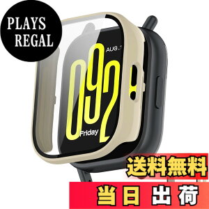 �y���������zINIAYOH For Redmi Watch 5 Lite �J�o�[ �i�V���I�~�jRedmi Watch 5 Lite �ی�P�[�X �����K���X�t�B����+���ϏՌ�PC�t���[�� ���˒ጸ �w��h�~ �y�ʃX�����݌v �F�F�z���C�g�A�T�C�Y�F5 Active