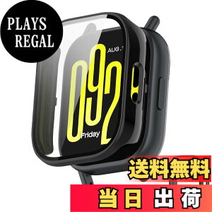 �y���������zINIAYOH For Redmi Watch 5 Lite �J�o�[ �i�V���I�~�jRedmi Watch 5 Lite �ی�P�[�X �����K���X�t�B����+���ϏՌ�PC�t���[�� ���˒ጸ �w��h�~ �y�ʃX�����݌v �F�F�u���b�N�A�T�C�Y�F5 Active