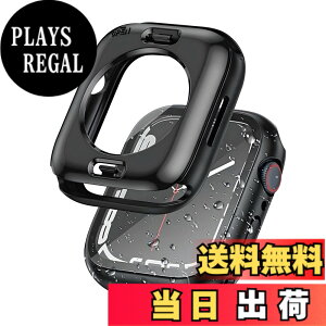 �y���������zJUNOVA Apple Watch �t���J�o�[�ی�P�[�X 2in1 ��d�\�� �h�� �ϏՌ� �����ߗ��K���X PC�f�� �S���f���Ή� �F�F�u���b�N�A�T�C�Y�F41mm