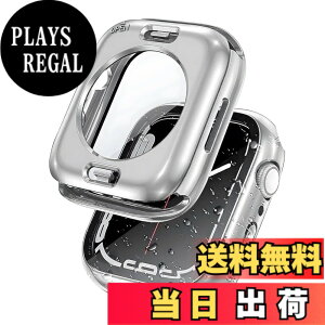 �y���������zJUNOVA Apple Watch �t���J�o�[�ی�P�[�X 2in1 ��d�\�� �h�� �ϏՌ� �����ߗ��K���X PC�f�� �S���f���Ή� �F�F�V���o�[�A�T�C�Y�F45mm