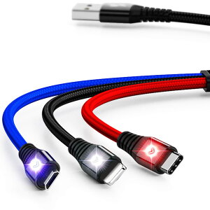 yzPENGUINFLY [dP[u  ^Cvc 3in1 Type-C }CNb }[d USBP[u 2m 1m ϋv TCYF1.2m