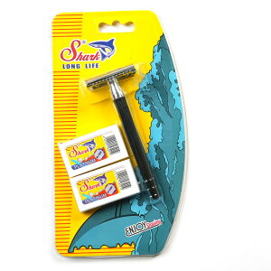 yzShark V[N Double Edge Razor 3s[X nJ~\ ֐nuShark PLATINUMv10t 䓁 E 炻 Y FF^×ubN