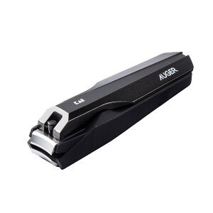 【送料無料】AUGER ツメキリ 貝印 色:ブラック、サイズ:1個 (x 1)