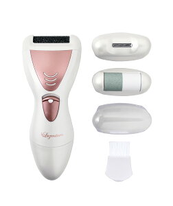 【送料無料】ロゼンスター 電動爪削り 角質ケアローラー ネイルケア 3WAY 乾電池式 ネイルポリッシャー ハンドケア 爪やすり 爪磨き 色:ホワイトパール&ピンクゴールド