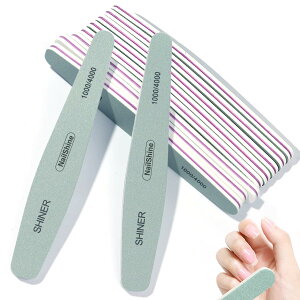 【送料無料】ネイルファイル プロネイルバッファー 4仕様 10個セット/6個セット プロ用爪やすり ジェルネイル仕上げ対応 耐久性 洗える 色:ネイルファイル