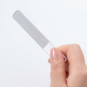【送料無料】【ケース付き】爪やすり 爪磨き 強化ガラス 艶出し ガラス ヤスリ 爪 ピカピカ ネイルケア 爪研ぎ 爪鑢 つめみがき つめやすり ネイルシャイナー ネイルファイル ネイルバッフ
