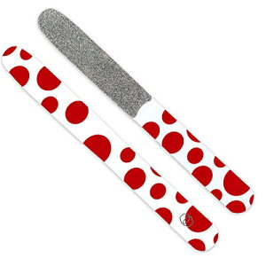 【送料無料】株式会社呉英製作所 ネイルファイル 爪やすり レッド 色:レッド